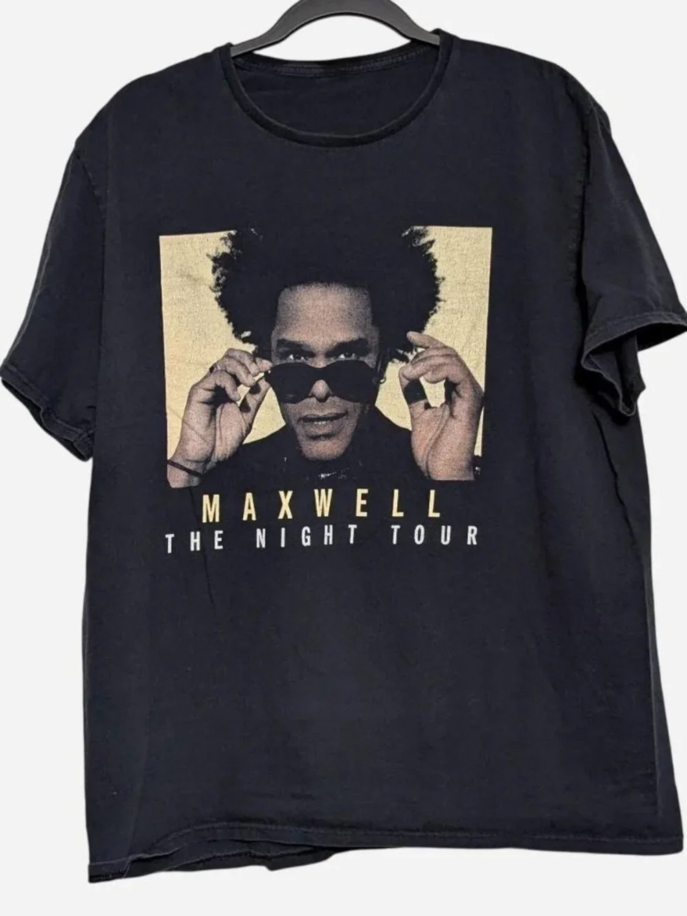Maxwell The Night Tour Hollywood Bowl Concert Graphic Tee - Black